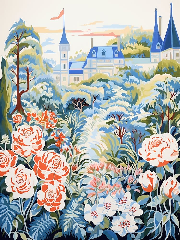 Le Jardin de Claude Monet France Illustration Moderne 1