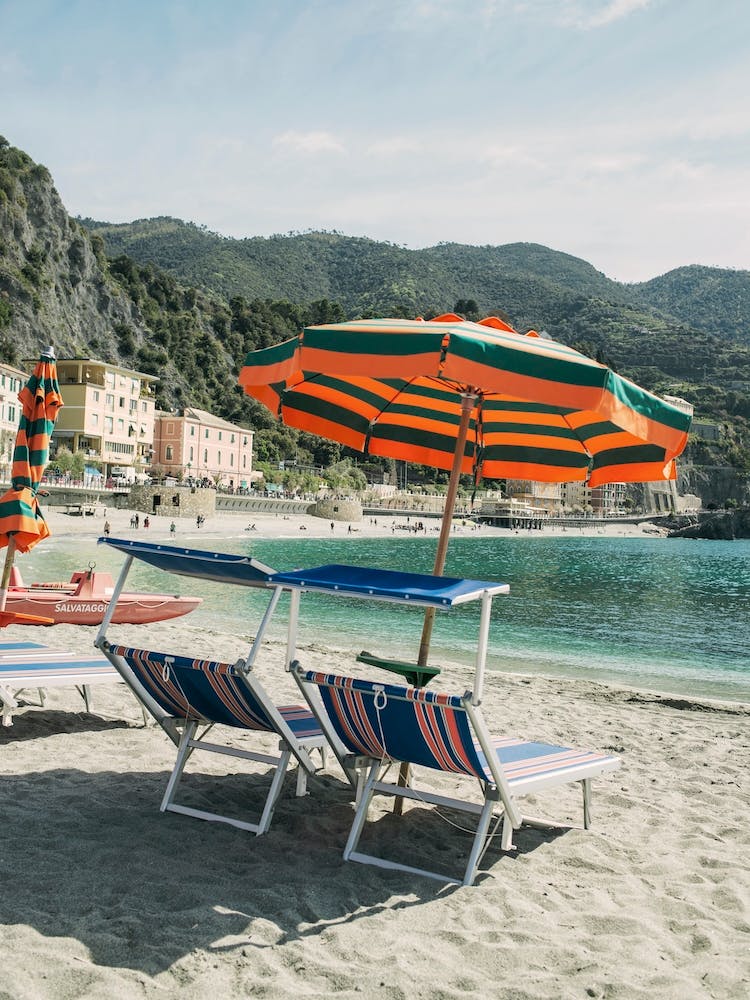 Monterosso Beach Umbrella 1
