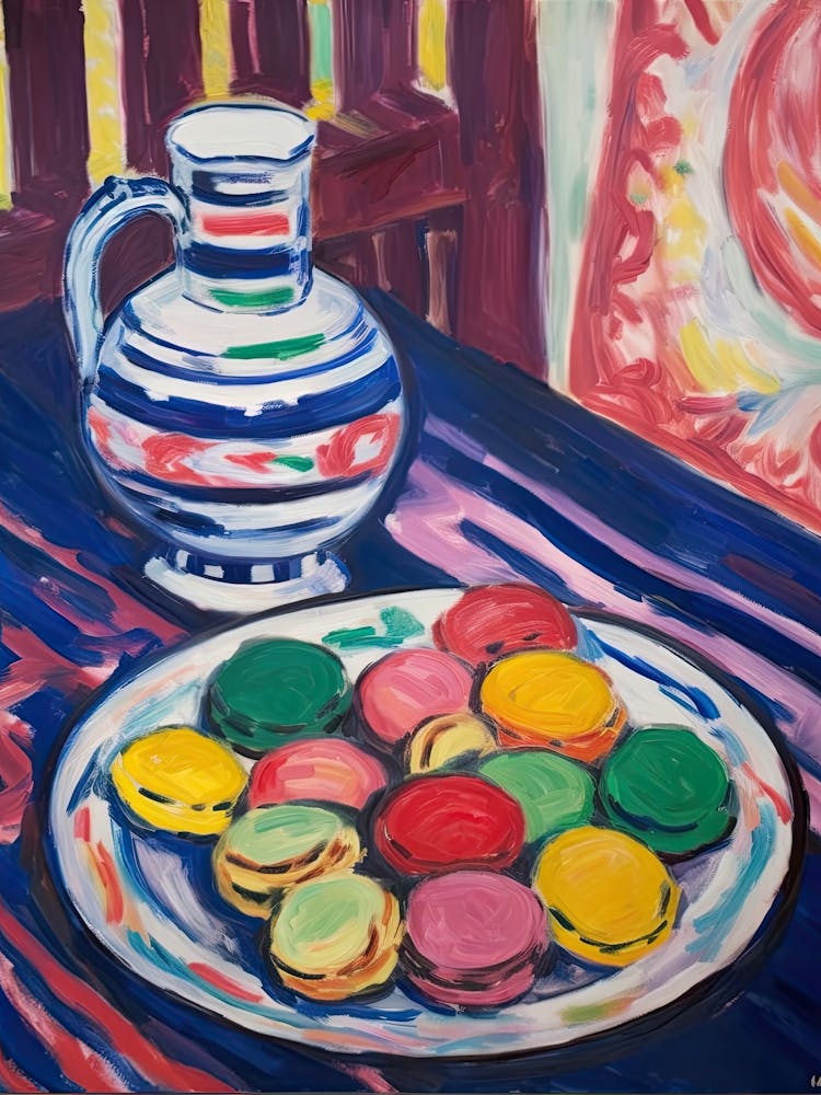 French Macarons Painting 2