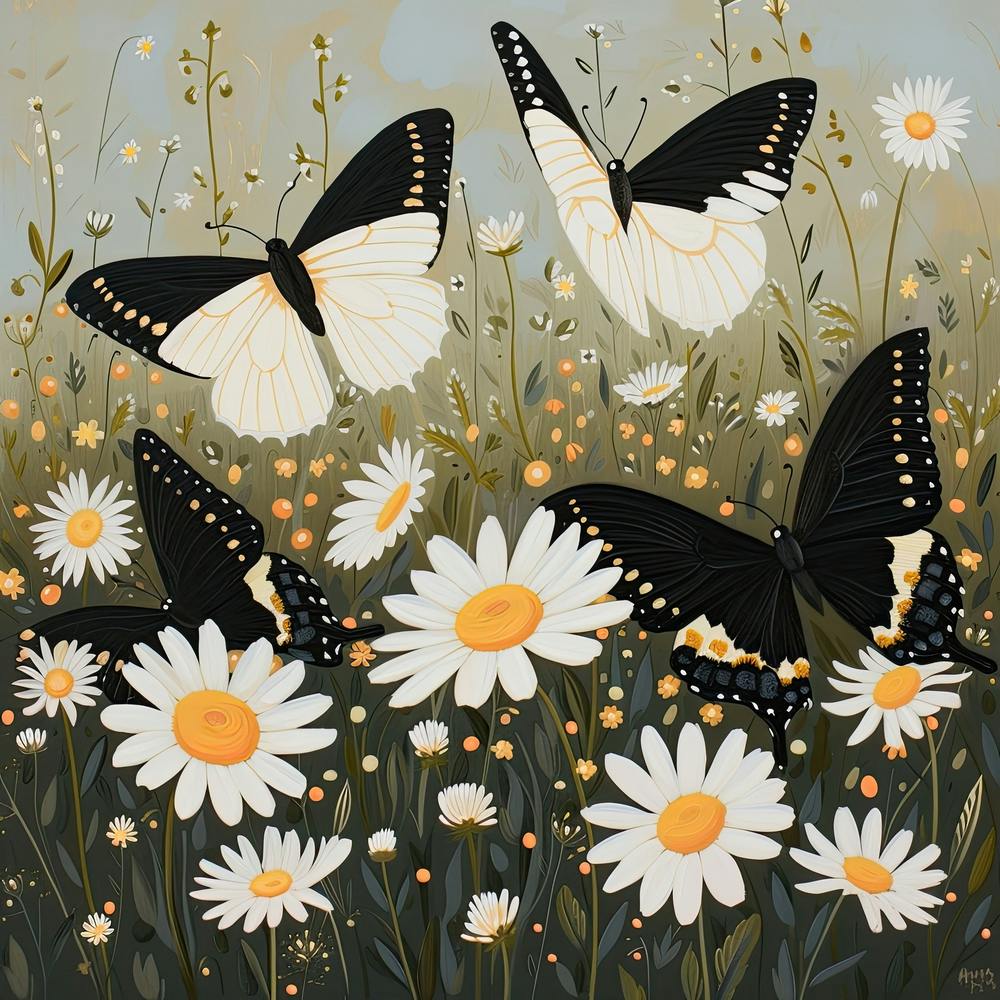 Butterflies Fairycore Painting 4