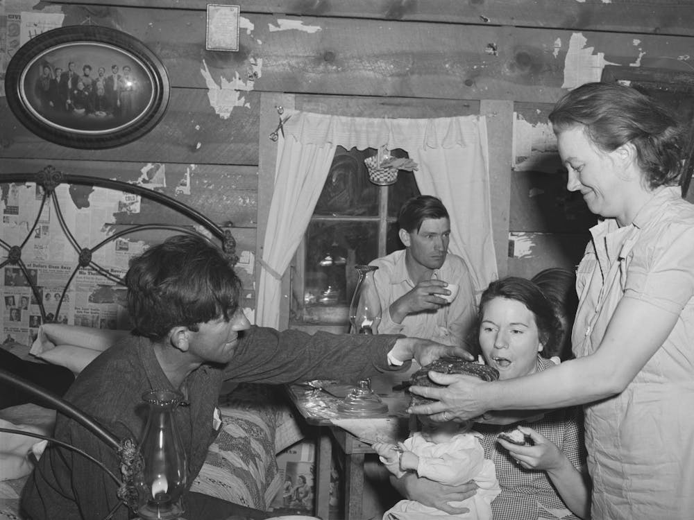 Refreshments At Forty Two Party, Pie Town, New Mexico By Russell Lee