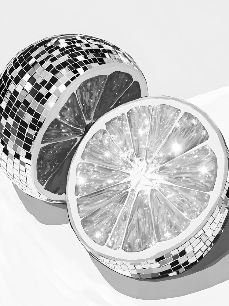 Mirrored Lemon Slice