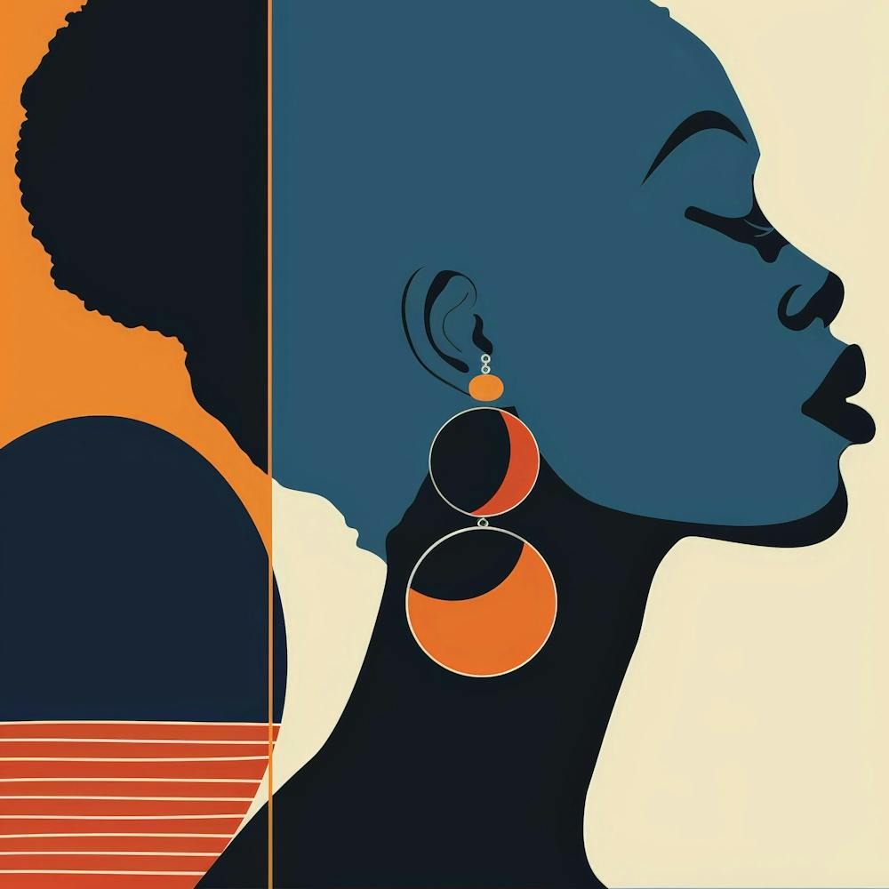 African Woman Canvas Print 2