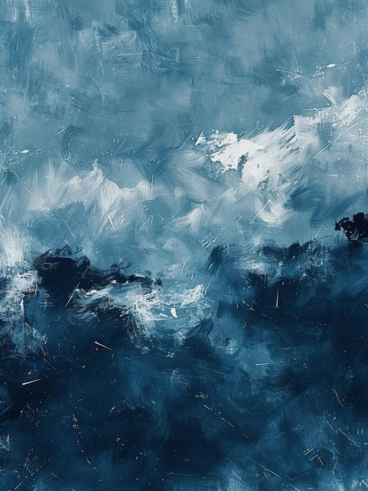 Blue Sea Canvas Print