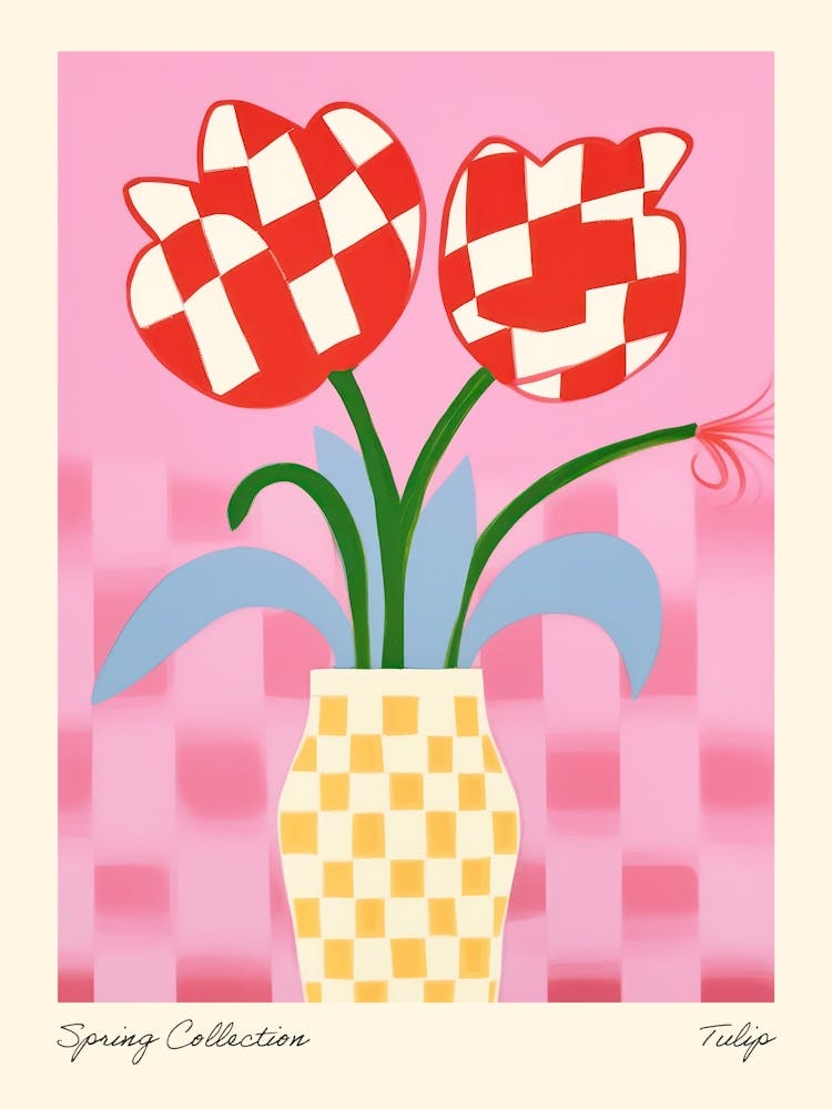 Spring Collection Tulip Flower Vase 3
