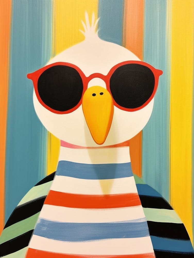 Little Duck 1 Wearing Sunglasses