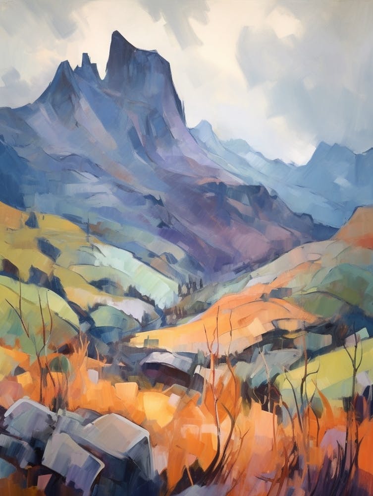 Cradle Mountain Australia 3 Mountain Painting