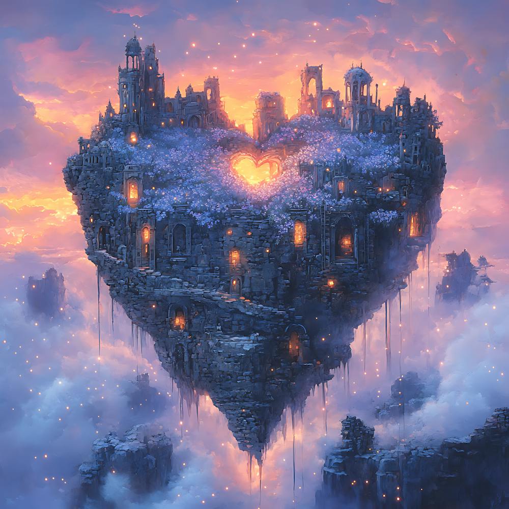 Floating Island Dreamy Batik Artworks 10