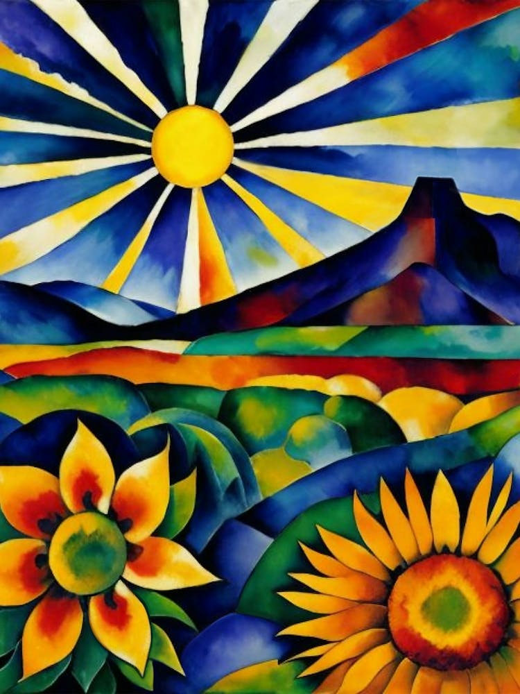 Morning Sunflowers 1