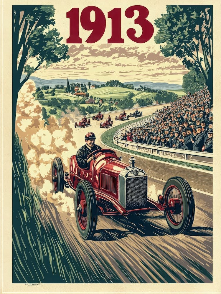 Aihrgdesign A Retro Travel Poster Of The 1913 Grand Prix Race F6ba1b2a Cfb0 4183 Abbe B83a8bde244b 3