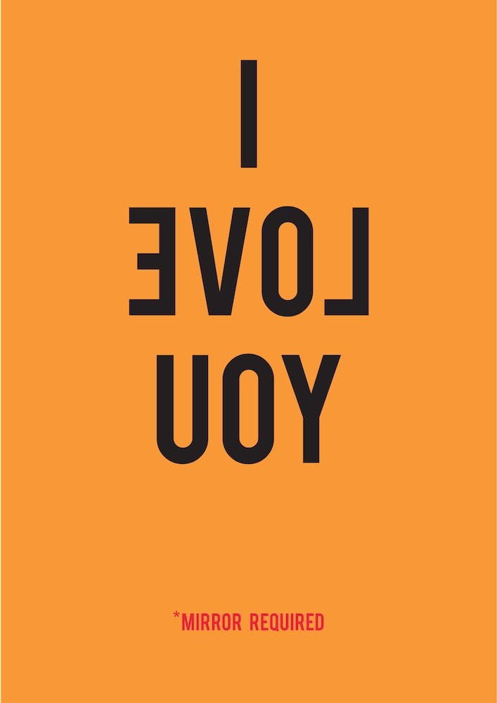 I Love You Orange