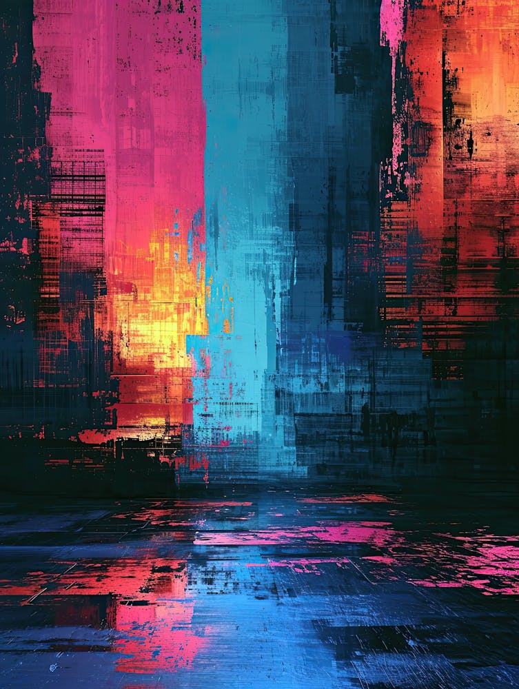 Abstract Painting | Pixel Art Series 6