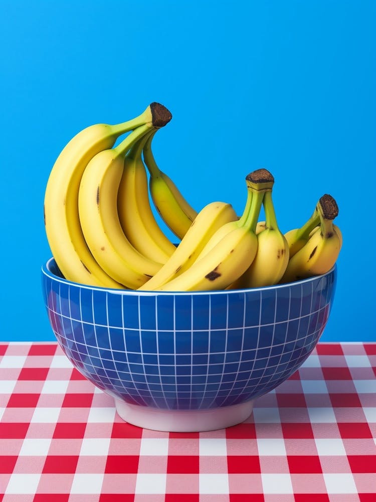 Bananas In A Bowl Photographic Style