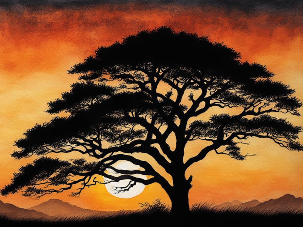 Sunset Tree 3