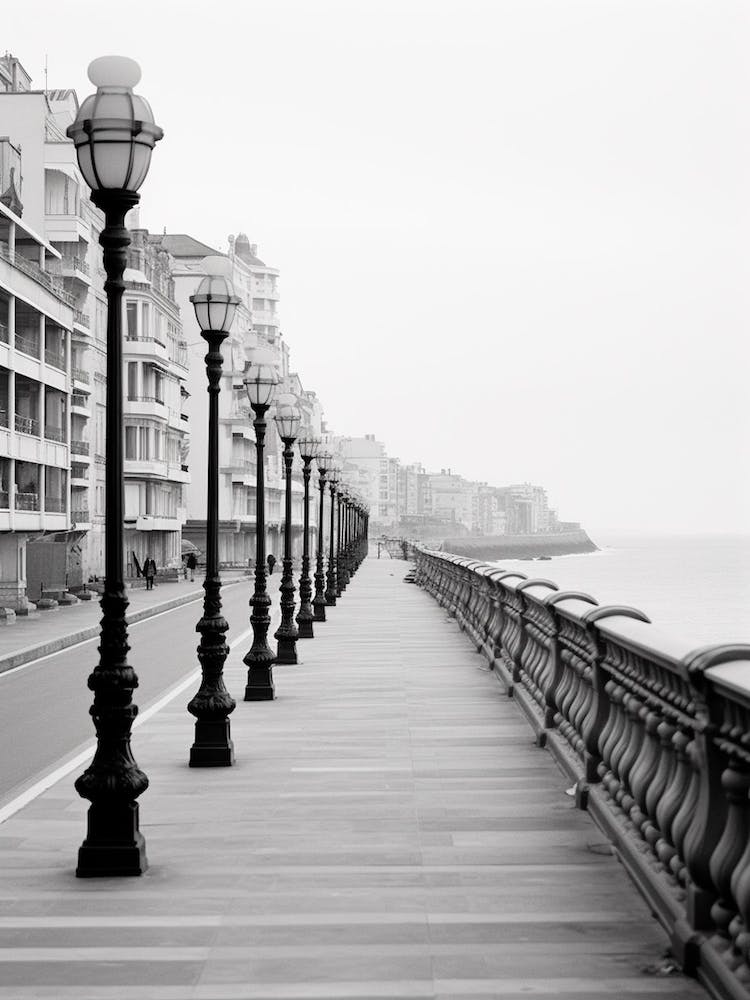 Gijon, Spain, Black And White Analogue Photography 3