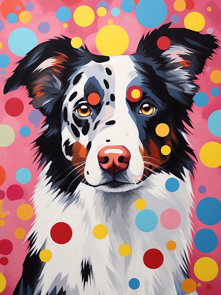 Australian Shepherd Pop Art Inspired 3