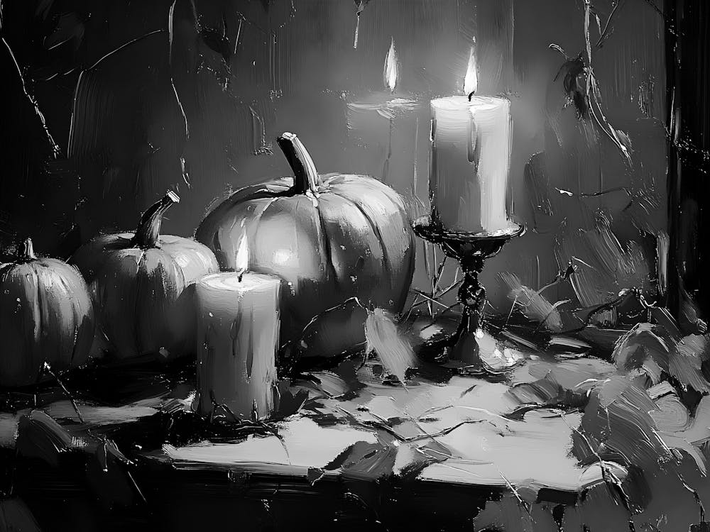 Black And White Pumpkins 35