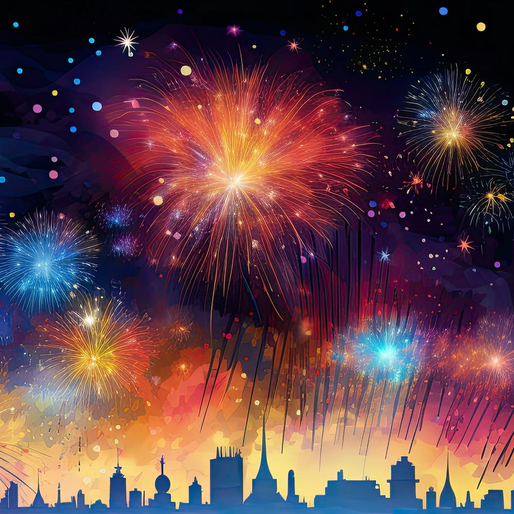 Fireworks In The Sky