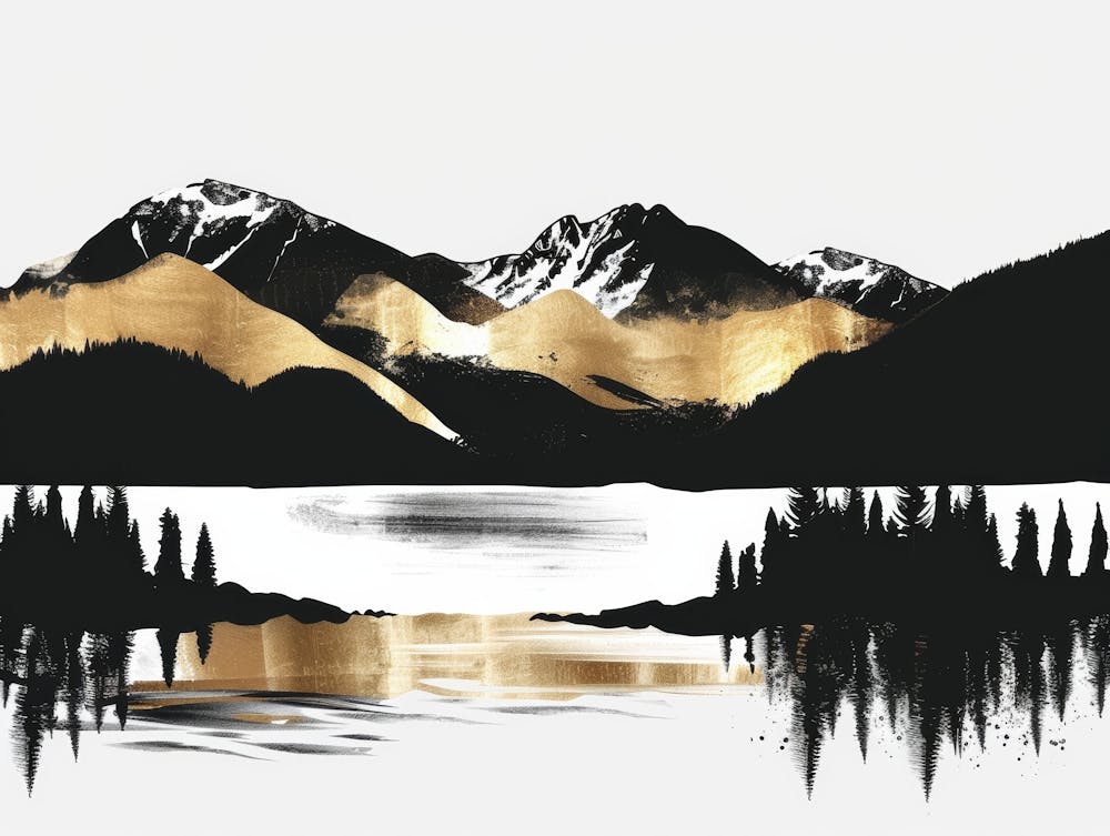 Gold And Black Mountains 15