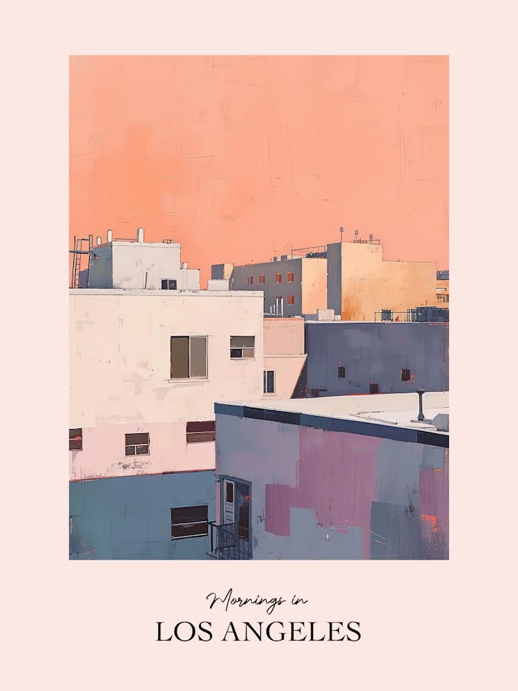 Mornings In Los Angeles Rooftops Morning Skyline 3