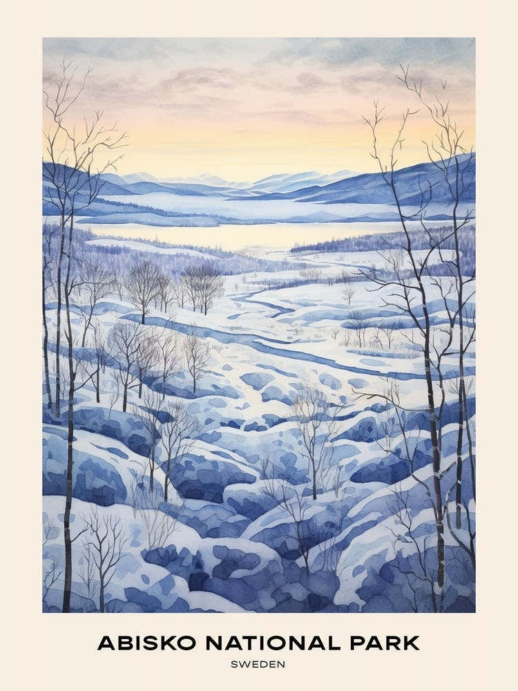 Abisko National Park Sweden 3 Poster