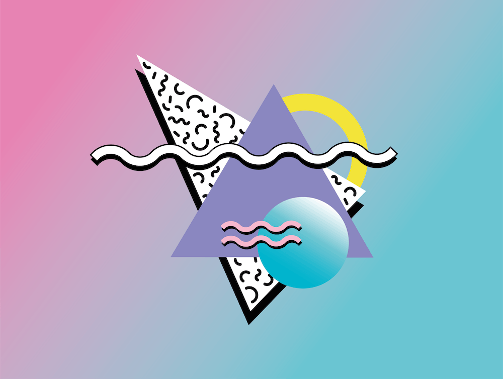 Memphis Pattern Retro Dreamwave 80s Nostalgia 90s Artwork