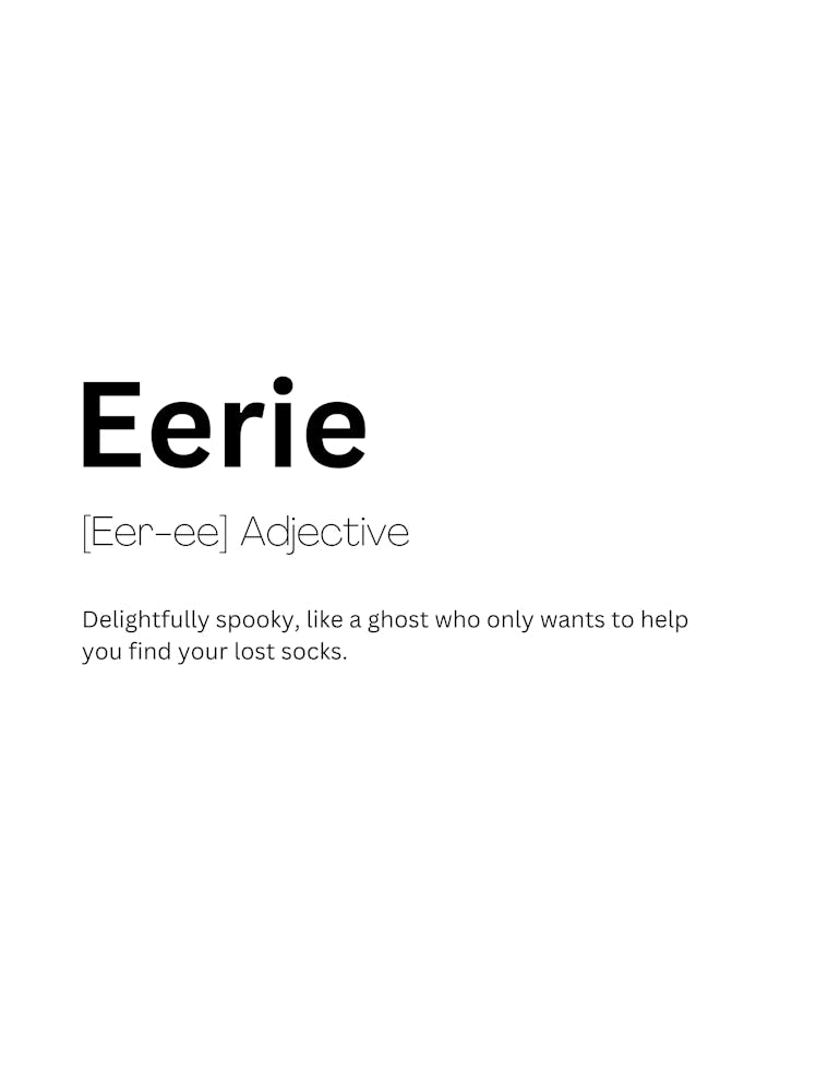 Eerie Definition Bedeutung