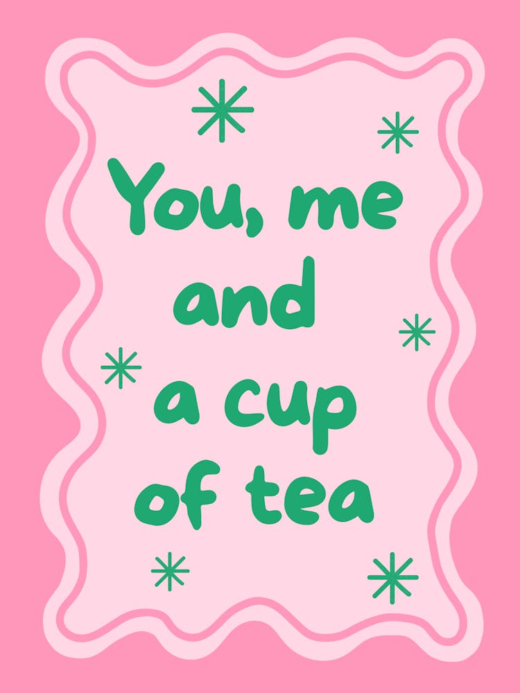 Du, Ich und eine Tasse Tee Küchenbild