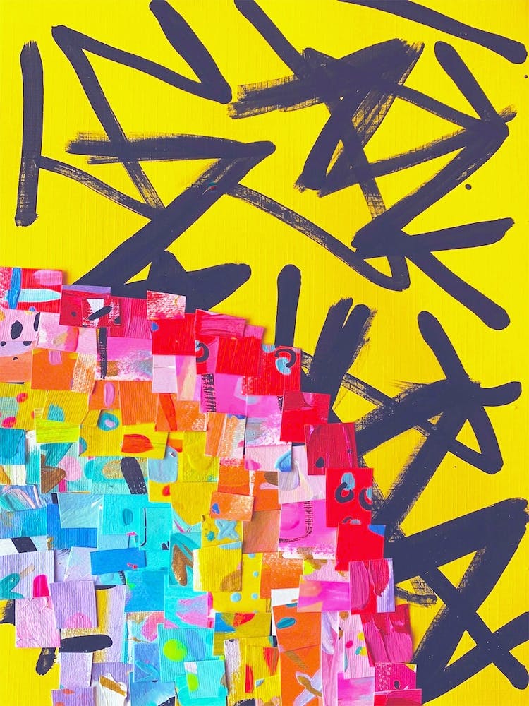 Yellow Rainbow Right