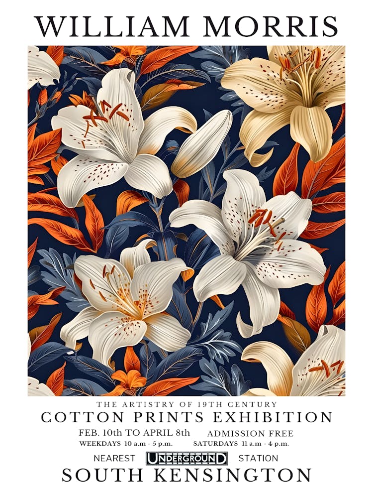 William Morris Cotton Prints Exhibition 97
