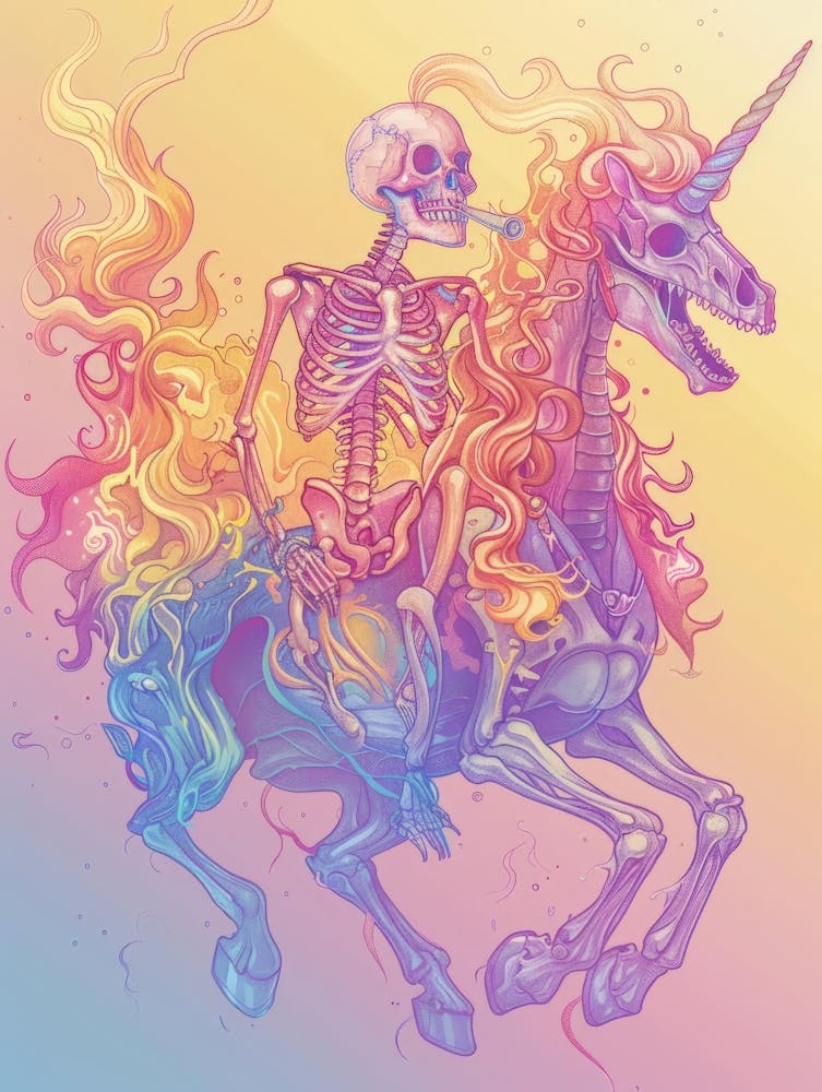 Unicorn Skeleton 2