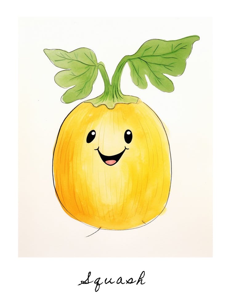 Friendly Kids Squash Poster