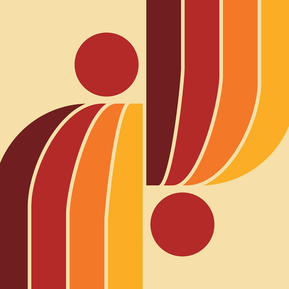 Arch Midcentury Modern Abstract Pattern Iii In Retro Vibes 02