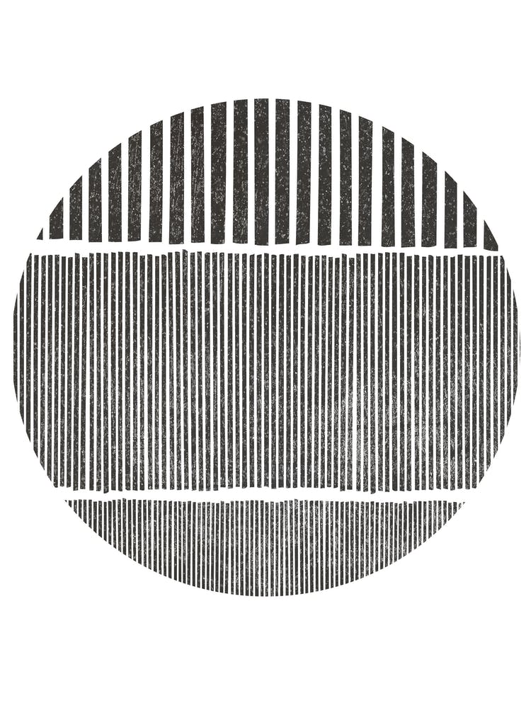 Black And White Lines In Circle