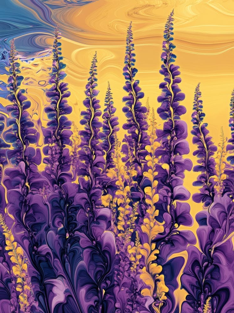 Purple Lupins