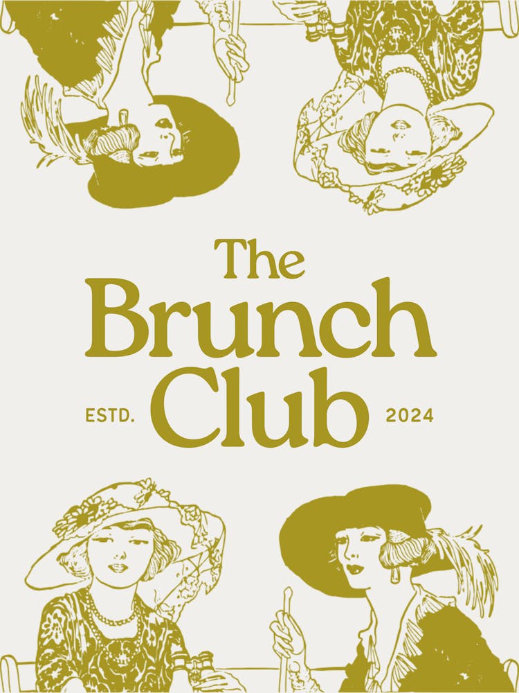 The Brunch Club Beige & Green