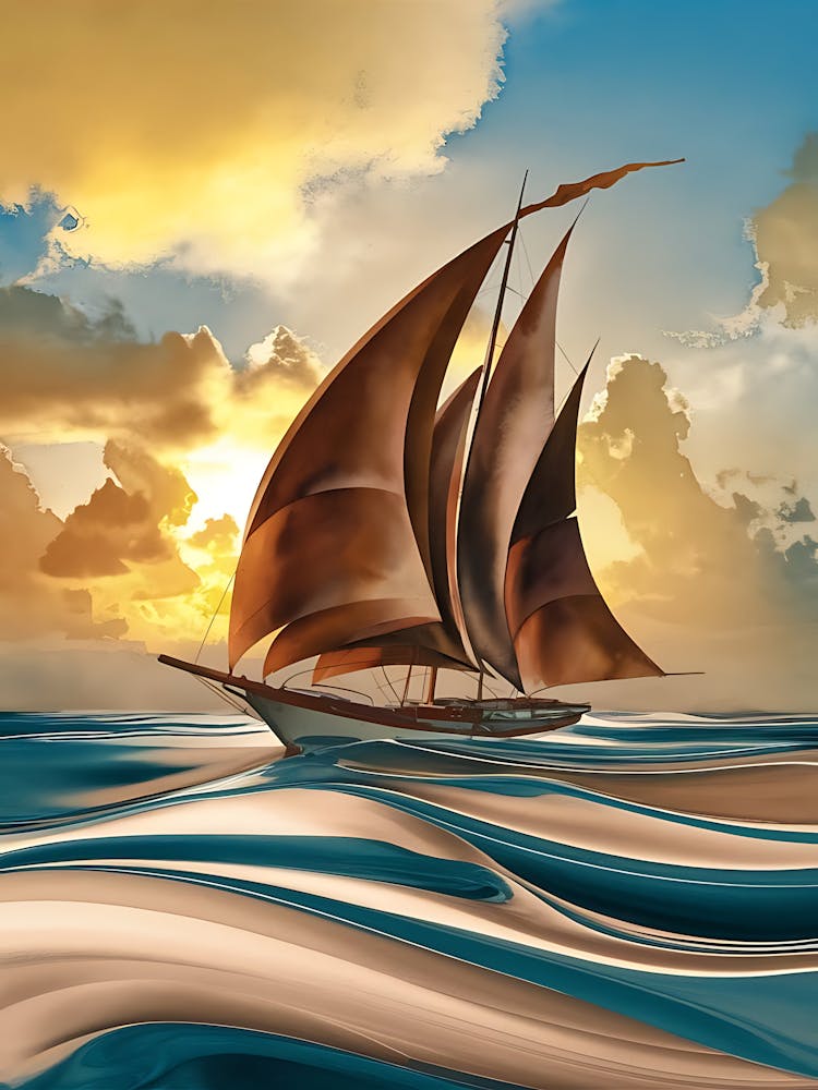 Sailboat In The Sea