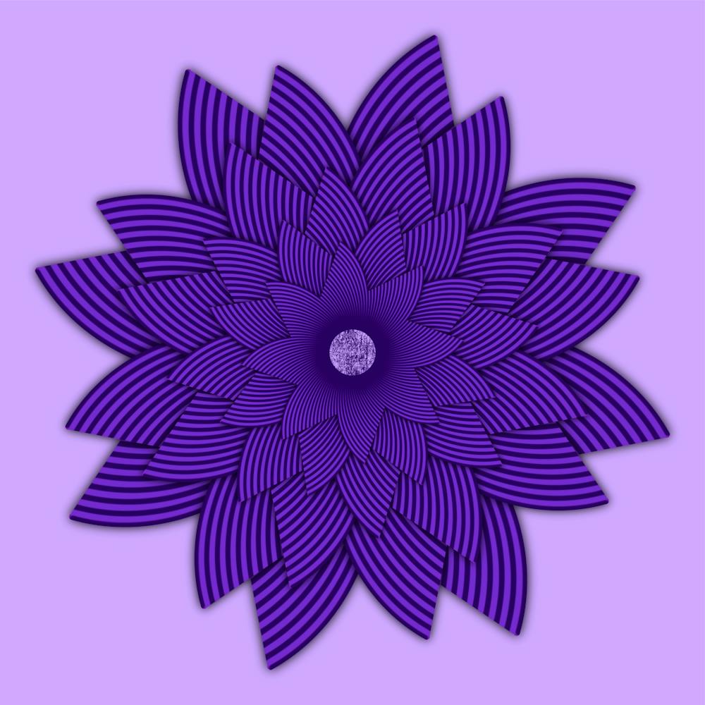 Purple Lotus Flower