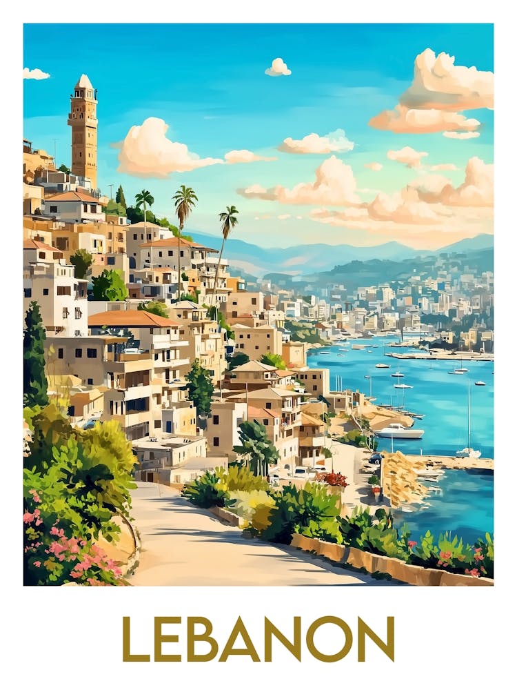 Affiche de voyage Lebanon 1
