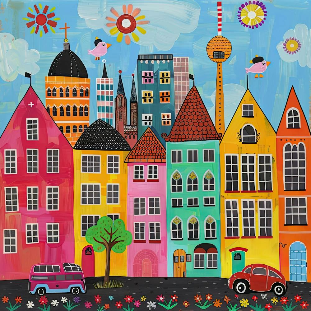 Kids Travel Illustration Berlin 3