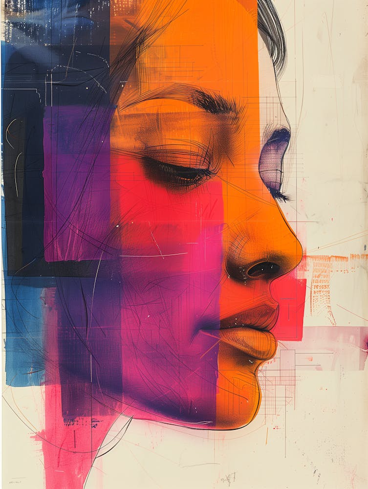 Abstract Portrait Of A Woman 7