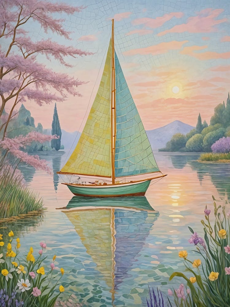 Sailboat On The Lake no2