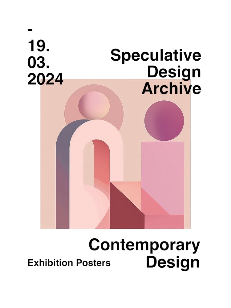 Speculative Design Archive Abstraktes Poster 29