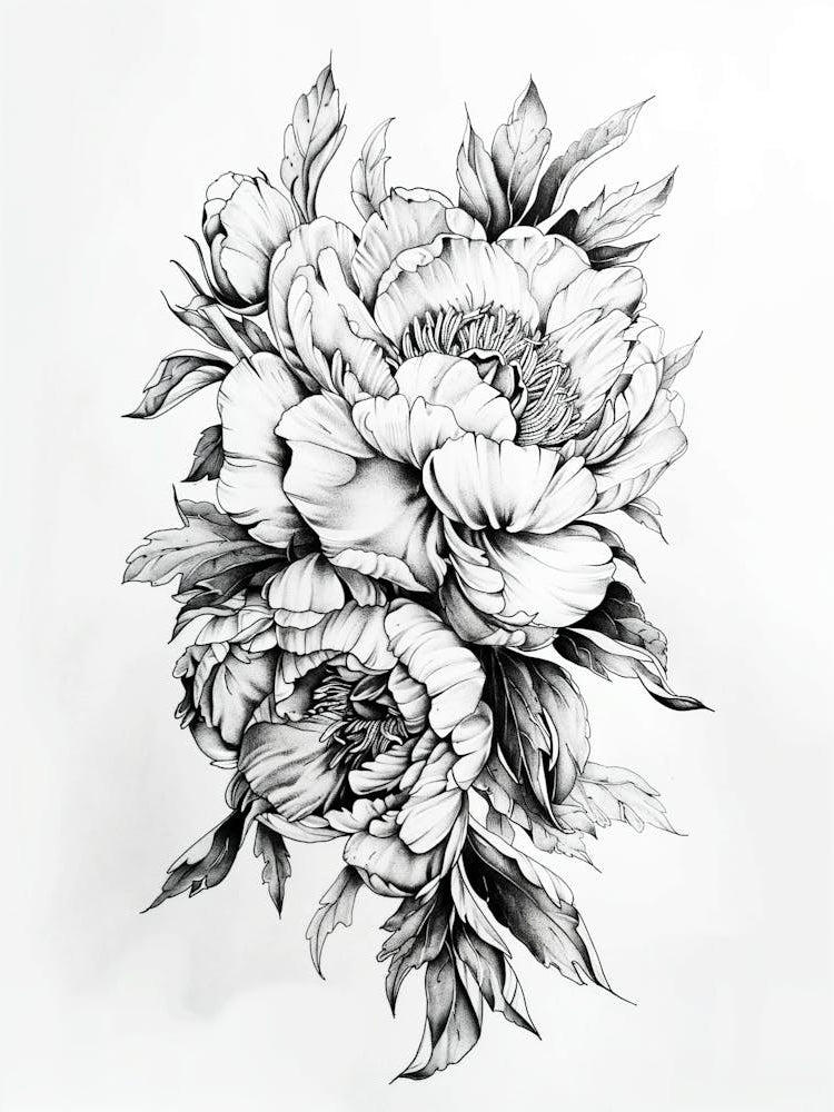 Peony Tattoo