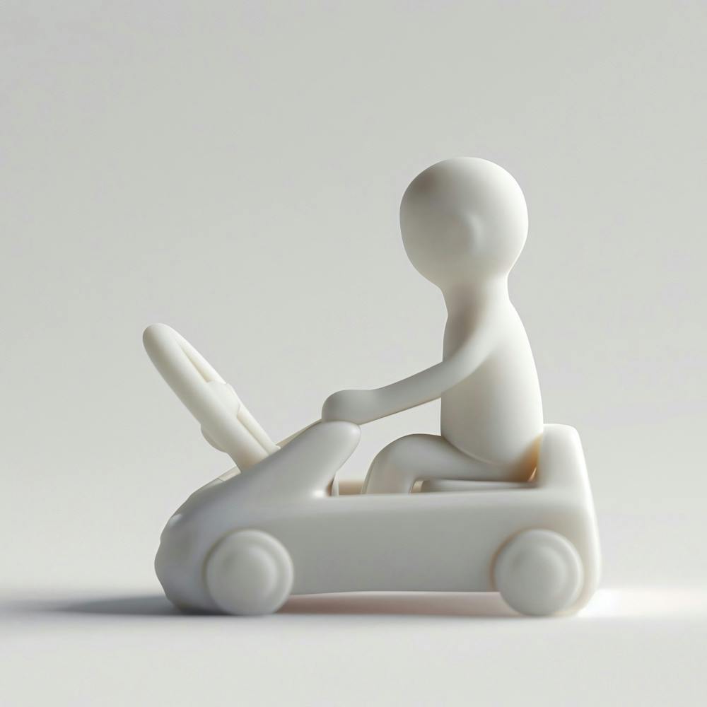 Man In A Car 1