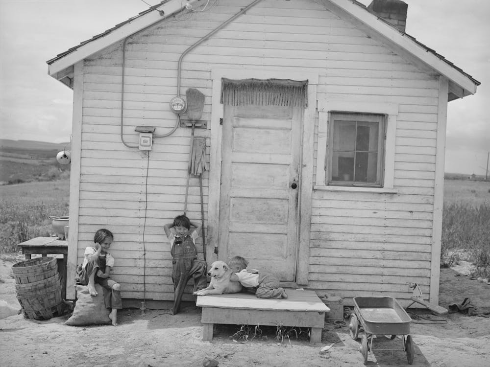 Front Of House Of The Ray Halstead Family, Fsa (Farm Security Administration) Rehabilitation Borrower