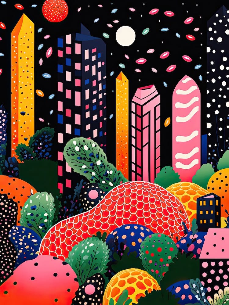 Bangkok, Illustration In The Style Of Pop Art 4