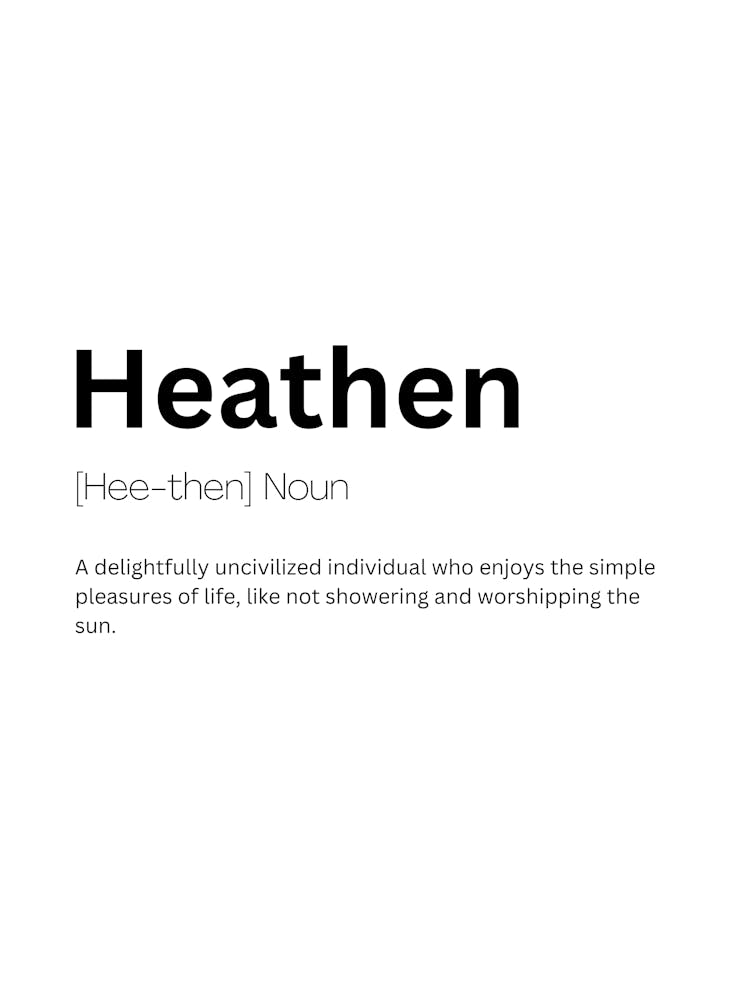 Heathen Definition Meaning 2