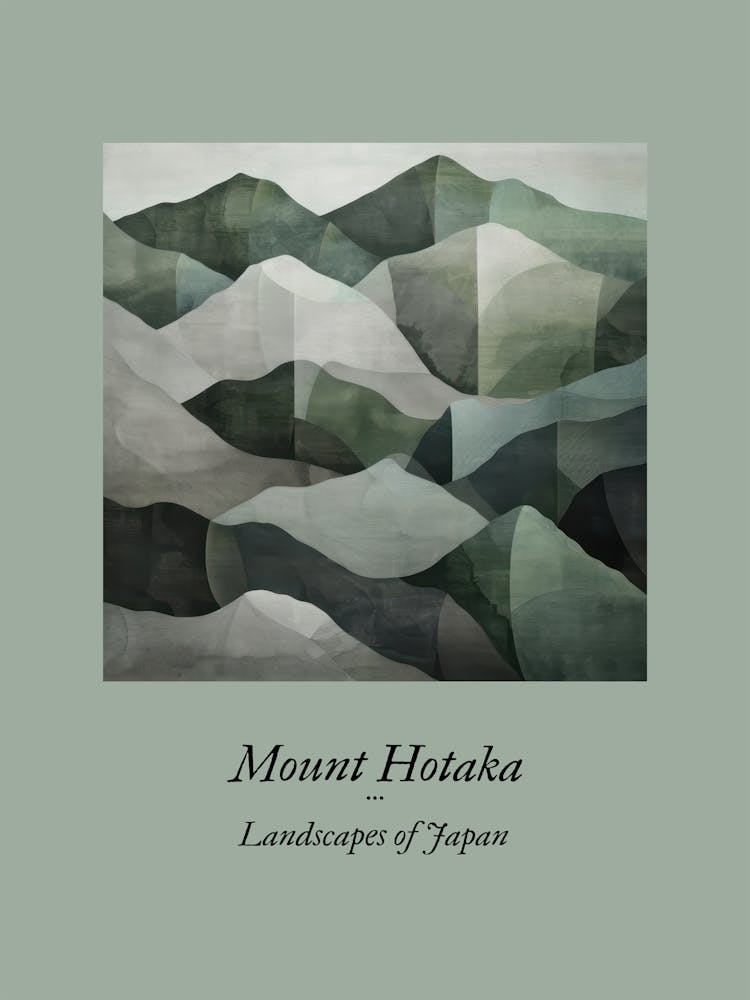 Landscapes Of Japan Mount Hotaka 29