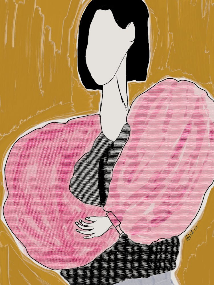 Puffy Puffy Collars - Fashion Artwork